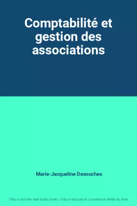 Couverture du produit · Comptabilité et gestion des associations