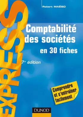 Couverture du produit · Comptabilité des sociétés - 7ème édition - en 30 fiches: en 30 fiches