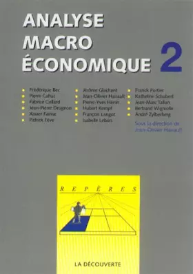 Couverture du produit · Analyse macroéconomique, tome 2