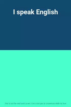 Couverture du produit · I speak English