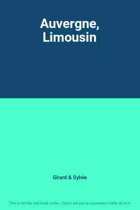 Couverture du produit · Auvergne, Limousin