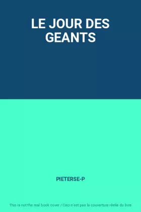 Couverture du produit · LE JOUR DES GEANTS