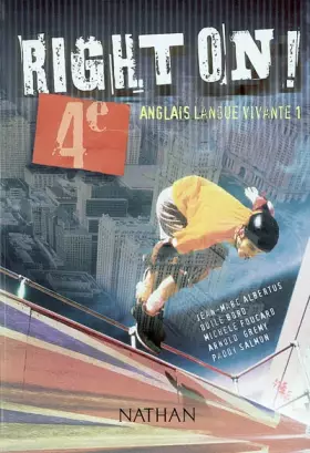Couverture du produit · Right on 4e anglais langue vivante 1