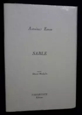 Couverture du produit · Sable