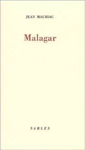 Couverture du produit · Malagar. Entretien avec Eric des Garets