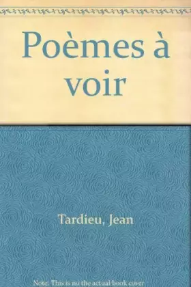 Couverture du produit · Poèmes à voir