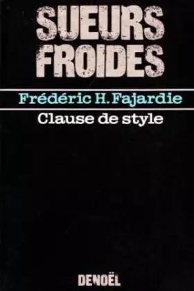 Couverture du produit · Clause de style : roman noir