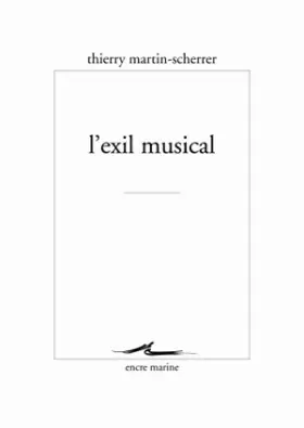 Couverture du produit · L' Exil musical