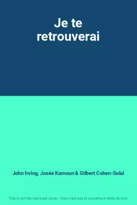 Couverture du produit · Je te retrouverai