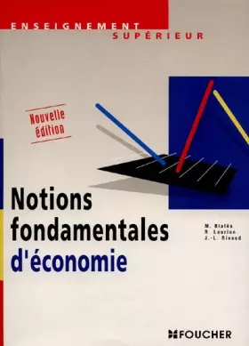 Couverture du produit · Notions fondamentales d'économie