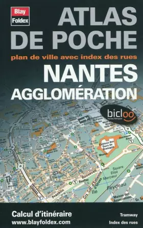 Couverture du produit · Nantes Agglomération - Atlas de poche (plans et index de 13 communes)