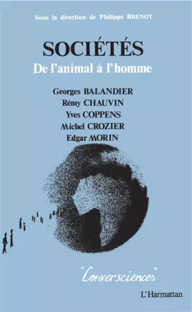Couverture du produit · Sociétés: De l'animal à l'homme