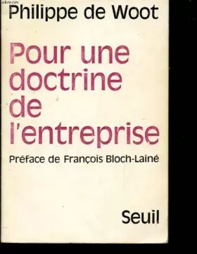Couverture du produit · Pour une doctrine de l'entreprise