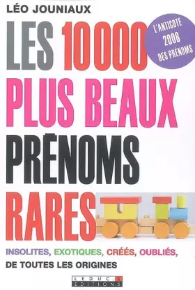 Couverture du produit · Les 10 000 plus beaux prénoms rares