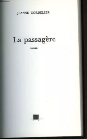 Couverture du produit · La passagere
