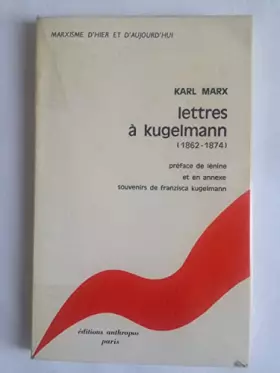 Couverture du produit · Lettres à Kugelmann (1862-1874)