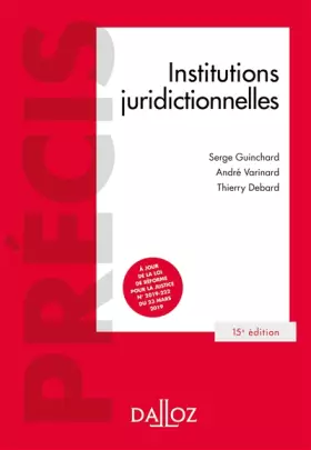 Couverture du produit · Institutions juridictionnelles