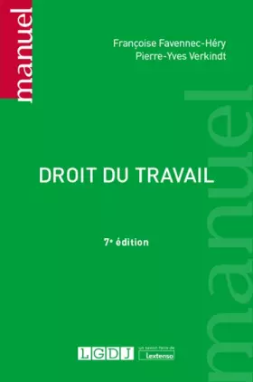 Couverture du produit · Droit du travail (2020)