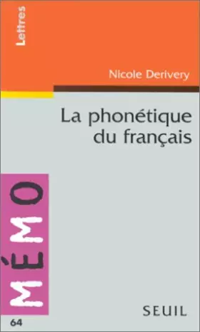 Couverture du produit · La phonétique du français