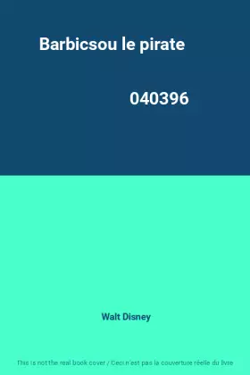 Couverture du produit · Barbicsou le pirate                                                                           040396
