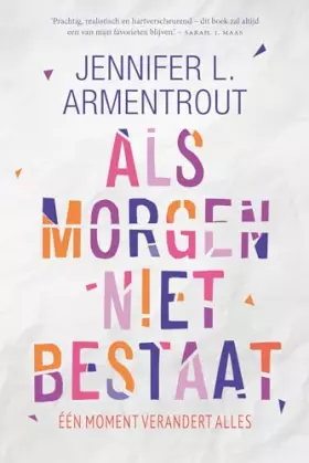 Couverture du produit · Als morgen niet bestaat