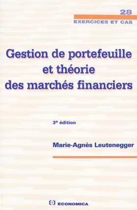 Couverture du produit · Gestion de portefeuille et théorie des marchés financiers