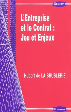 Couverture du produit · L'Entreprise et le Contrat : Jeu et Enjeux