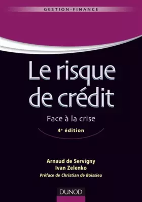 Couverture du produit · Le risque de crédit - 4ème édition - Nouveaux enjeux bancaires: Nouveaux enjeux bancaires