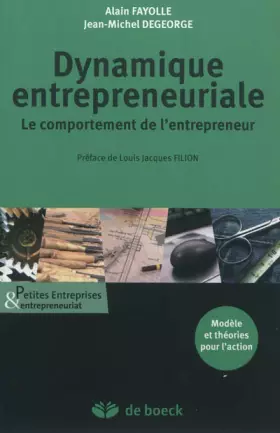 Couverture du produit · Dynamique entrepreneuriale: Le comportement de l'entrepreneur