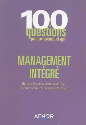 Couverture du produit · Management intégré : 100 questions pour comprendre et agir