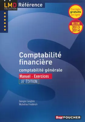 Couverture du produit · Comptabilité financière 18e édition Millésime 2013-2014