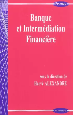 Couverture du produit · Banque et intermédiation financière