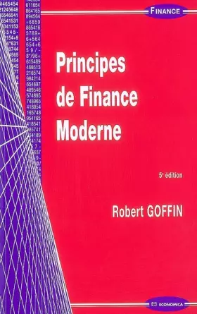 Couverture du produit · Principes de finance moderne