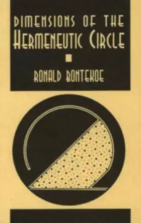 Couverture du produit · Dimensions of the Hermeneutic Circle