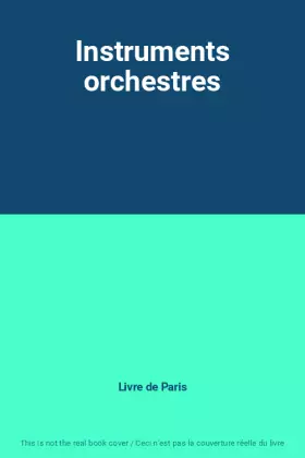 Couverture du produit · Instruments orchestres