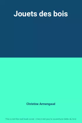 Couverture du produit · Jouets des bois
