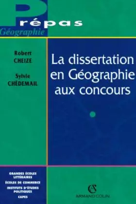 Couverture du produit · Dissertation en géographie aux concours