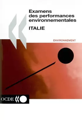 Couverture du produit · Examens Des Performances Environnementales Italie