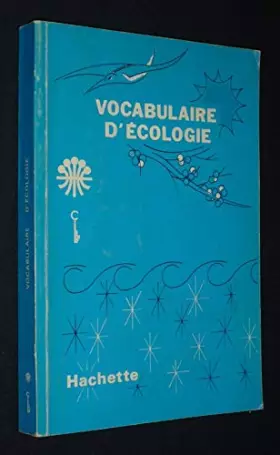 Couverture du produit · Vocabulaire d'écologie