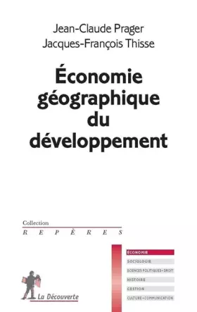 Couverture du produit · Économie géographique du développement