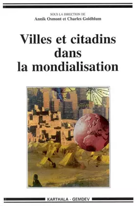Couverture du produit · Villes et Citadins dans la mondialisation