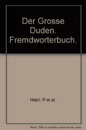 Couverture du produit · Der Grosse Duden Fremdworterbuch