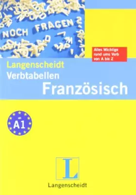 Couverture du produit · Langenscheidt Verbtabellen Französisch