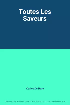 Couverture du produit · Toutes Les Saveurs