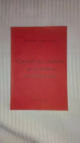 Couverture du produit · Conseils aux malades qui se soignent par l'Homeopathie