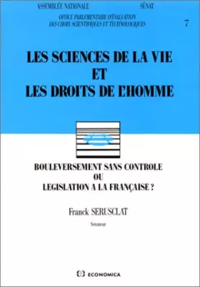 Couverture du produit · Les sciences de la vie et les droits de l'homme