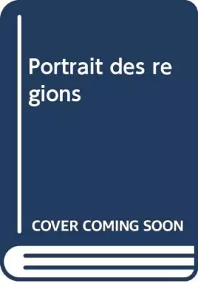 Couverture du produit · Portrait des régions