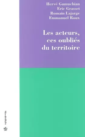 Couverture du produit · Les acteurs, ces oubliés du territoire