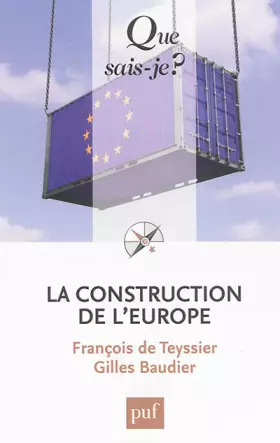 Couverture du produit · La construction de l'Europe