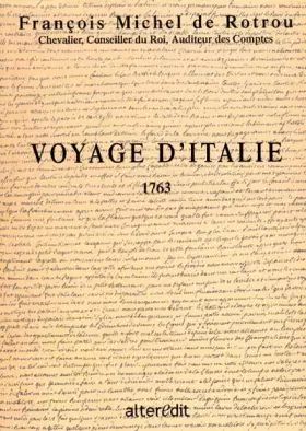 Couverture du produit · Voyage d'Italie